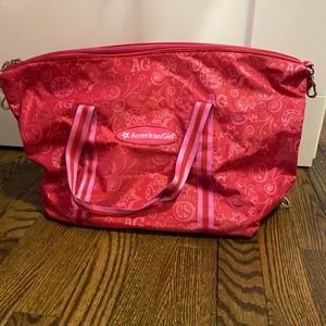 American girl doll tote bag